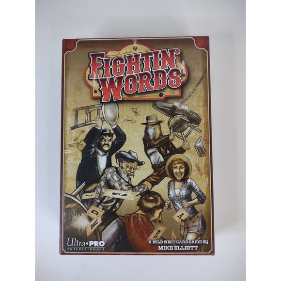 Fightin' Words Wild West Card Game Ultra Pro 2017 Age 10+ 2-6 Players Complete * - Picture 3 of 9